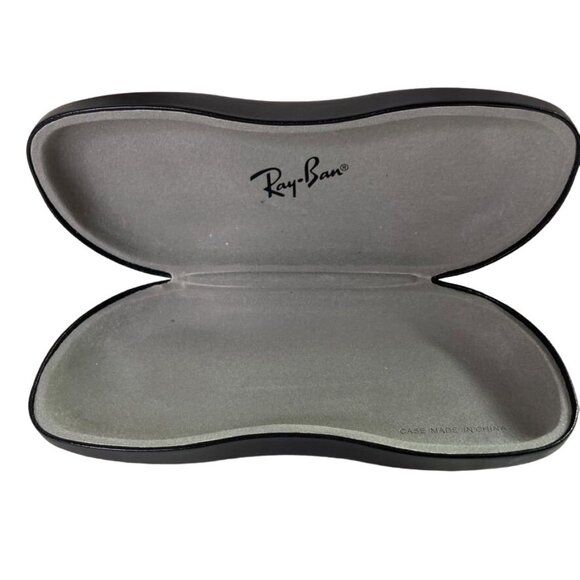 Ray Ban Eyeglass Sunglass Black Clamshell Hard Case u - Picture 4 of 4